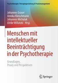 Produktbild: Menschen mit intellektueller Beeintr&auml;chtigung in der Psychotherapie
