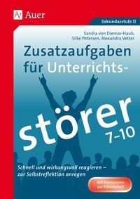 Produktbild: Zusatzaufgaben f&uuml;r Unterrichtsst&ouml;rer 7-10