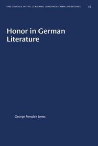 Produktbild: Honor in German Literature