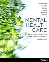 Produktbild: Hungerford, C: Mental Health Care