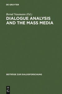 Produktbild: Dialogue Analysis and the Mass Media