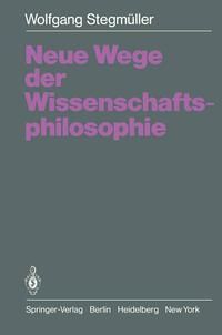Produktbild: Neue Wege der Wissenschaftsphilosophie