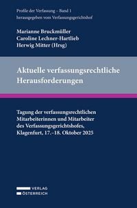 Produktbild: Aktuelle verfassungsrechtliche Herausforderungen
