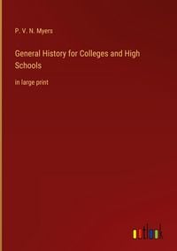 Produktbild: General History for Colleges and High Schools