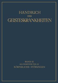 Produktbild: Handbuch der Geisteskrankheiten