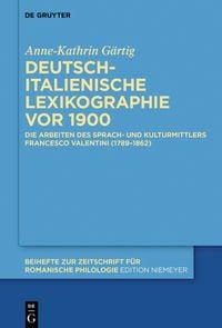 Produktbild: Deutsch-italienische Lexikographie vor 1900