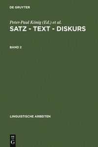 Produktbild: Satz - Text - Diskurs. Band 2