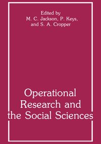 Produktbild: Operational Research and the Social Sciences