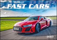 Fast Cars 2023 - Bildkalender 48,5x34 cm - mit vielen Zusatzinformationen zu den Luxuswagen - Technikkalender - Wandplaner - Wandkalender von 