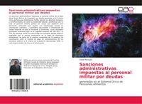 Produktbild: Sanciones administrativas impuestas al personal militar por deudas