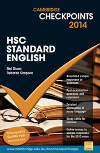 Produktbild: Cambridge Checkpoints HSC Standard English 2014