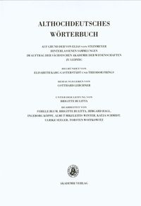 Produktbild: Althochdeutsches Wörterbuch / Band VI: M–N. 7./8. Lieferung (merigot bis minnon)