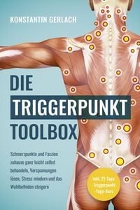 Produktbild: Die Triggerpunkte Toolbox: Schmerzpunkte und Faszien zuhause ganz leicht selbst behandeln, Verspannungen l&ouml;sen, Stress mindern und das Wohlbefinden st