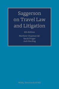 Produktbild: Chapman, M: Saggerson on Travel Law and Litigation