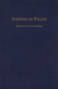 Produktbild: Stabilit&auml;t im Wandel.