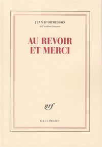 Produktbild: Au revoir et merci