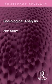 Produktbild: Sahay, A: Sociological Analysis