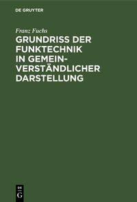 Produktbild: Grundri&szlig; der Funktechnik in gemeinverst&auml;ndlicher Darstellung