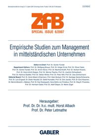 Produktbild: Empirische Studien zum Management in mittelst&auml;ndischen Unternehmen