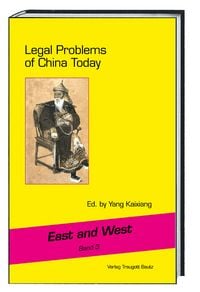Produktbild: Legal Problems of China Today