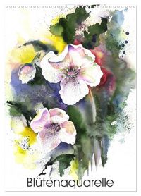 Produktbild: Bl&uuml;tenaquarelle (Wandkalender 2026 DIN A3 hoch), CALVENDO Monatskalender