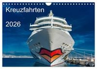 Produktbild: Kreuzfahrten 2026 (Wandkalender 2026 DIN A4 quer), CALVENDO Monatskalender