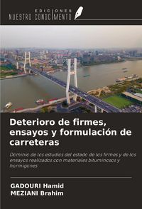 Produktbild: Deterioro de firmes, ensayos y formulaci&oacute;n de carreteras