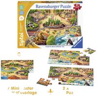 Ravensburger 00138 - tiptoi® Puzzle für kleine Entdecker: Zoo, 2x12 Teile