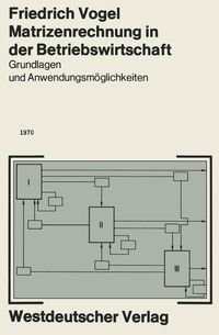 Produktbild: Matrizenrechnung in der Betriebswirtschaft