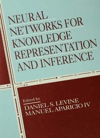 Produktbild: Neural Networks for Knowledge Representation and Inference