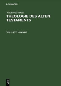 Produktbild: Gott und Welt