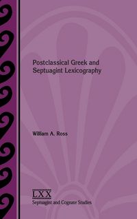Produktbild: Postclassical Greek and Septuagint Lexicography