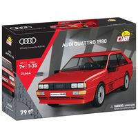 Produktbild: COBI 24664 - Audi Quattro 1980, rot, 1:35, Bausatz, 79 Klemmbausteine