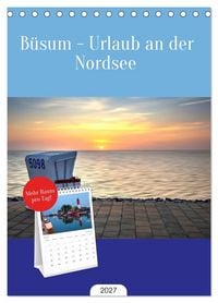 Produktbild: Tischplaner 2027 - B&uuml;sum - Urlaub an der Nordsee (A5 Tischkalender zum Aufstellen) CALVENDO