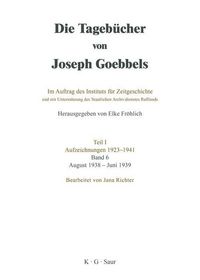 Produktbild: August 1938 - Juni 1939