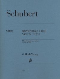 Produktbild: Franz Schubert - Klaviersonate a-moll op. 42 D 845
