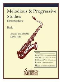 Produktbild: Melodious and Progressive Studies for Saxophone - Book 1 Saxophone Sheet Music Songbook for Developing Students Technical and Expressive Etudes Woodwind Practice Method for Beginner