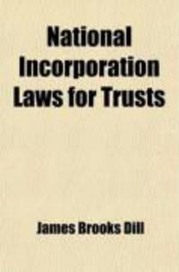 Produktbild: National Incorporation Laws for Trusts