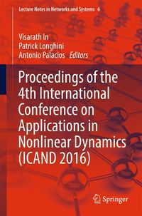 Produktbild: Proceedings of the 4th International Conference on Applications in Nonlinear Dynamics (ICAND 2016)