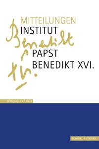 Produktbild: Mitteilungen Institut Papst Benedikt XVI.