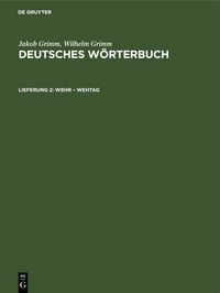 Produktbild: Wehr &ndash; Wehtag