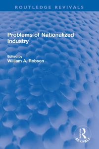 Produktbild: Problems of Nationalized Industry