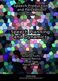 Produktbild: Speech Planning and Dynamics