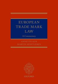 Produktbild: European Trade Mark Law
