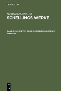 Produktbild: Schriften zur Religionsphilosophie 1841&ndash;1854