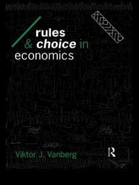 Produktbild: Rules and Choice in Economics