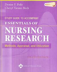 Produktbild: Study Guide to Accompany Essentials of Nursing Research: Methods, Appraisal, and Utilization