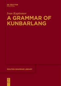 Produktbild: A Grammar of Kunbarlang