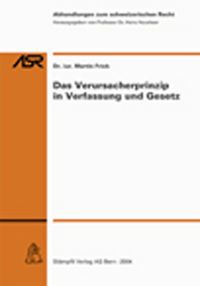 Produktbild: Das Verursacherprinzip in Verfassung und Gesetz