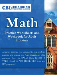 Produktbild: Math Practice Worksheets and Workbook for Adult Students